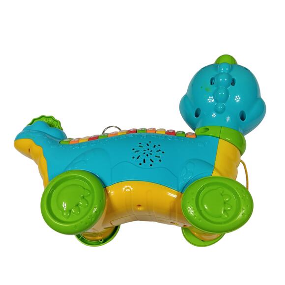 Leap Frog Pull Along Lettersaurus Learning Dinosaur Alphabet Counting Toy - Picture 2 of 9